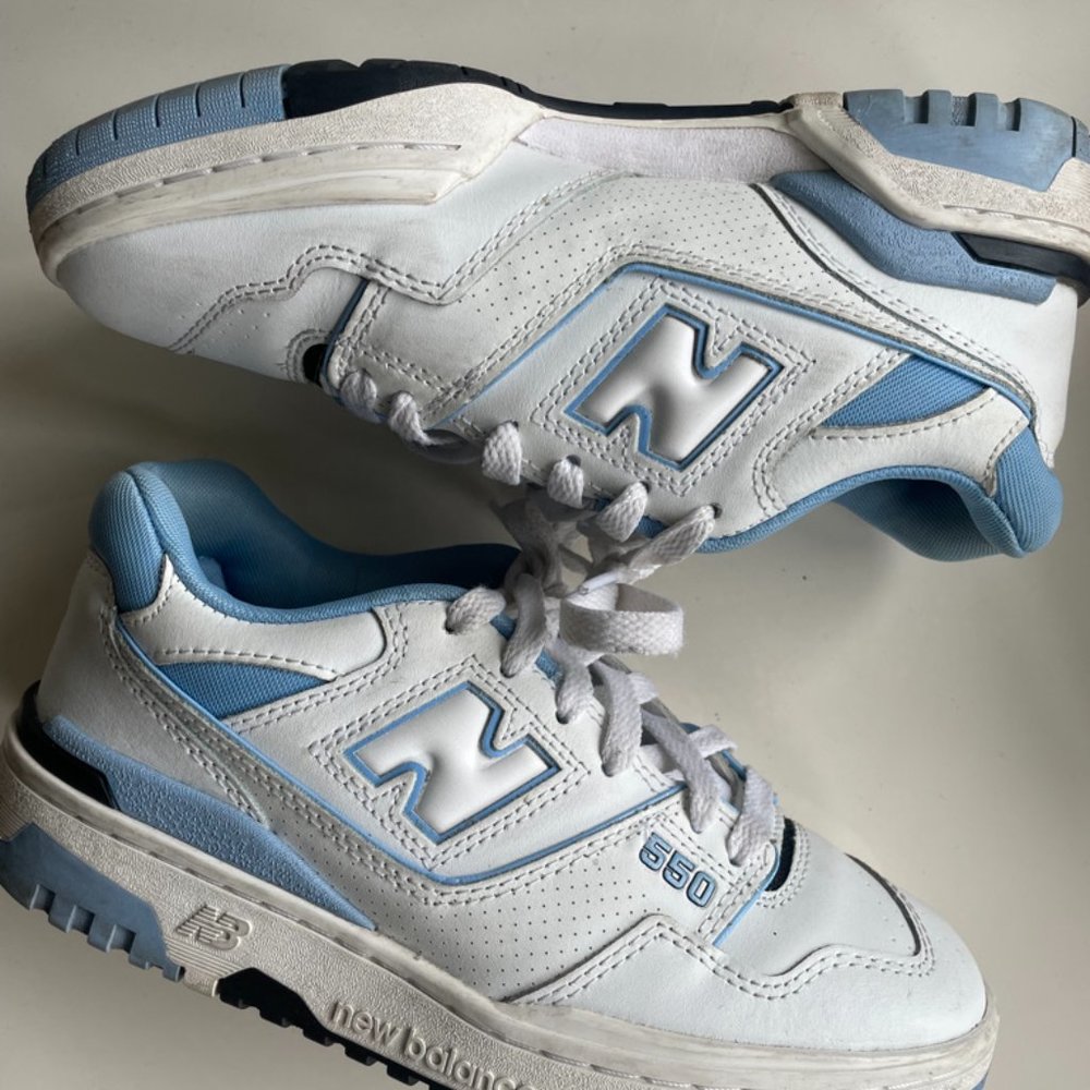 New Balance 550 UNC White University Blue